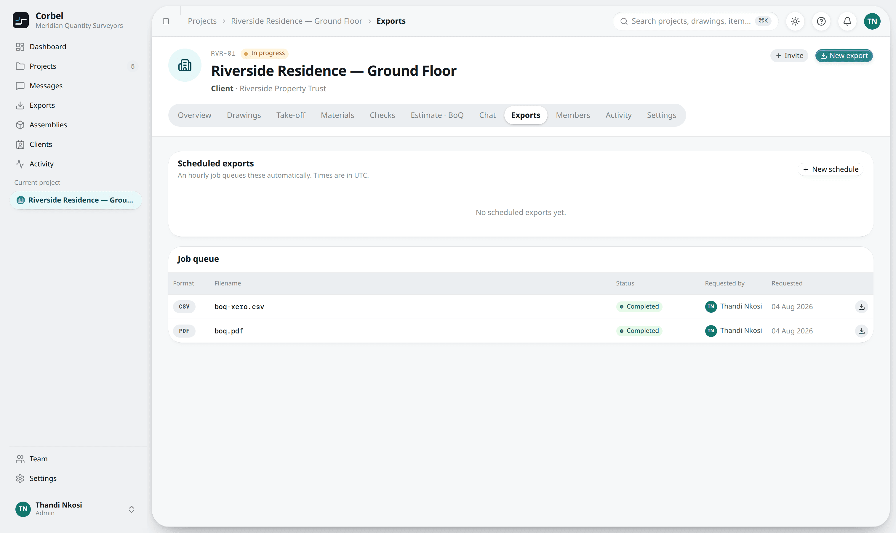 Export anywhere