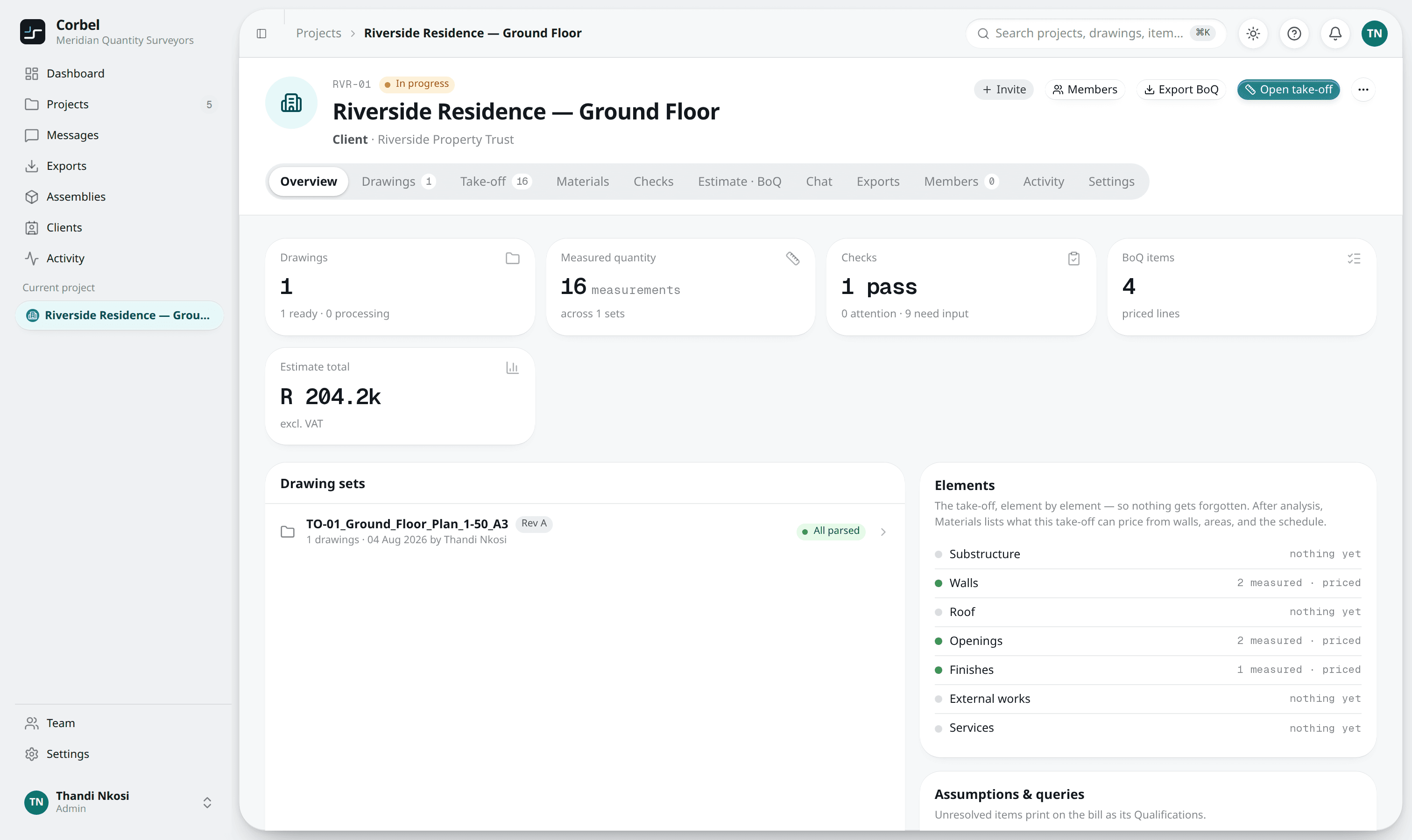 The project hub